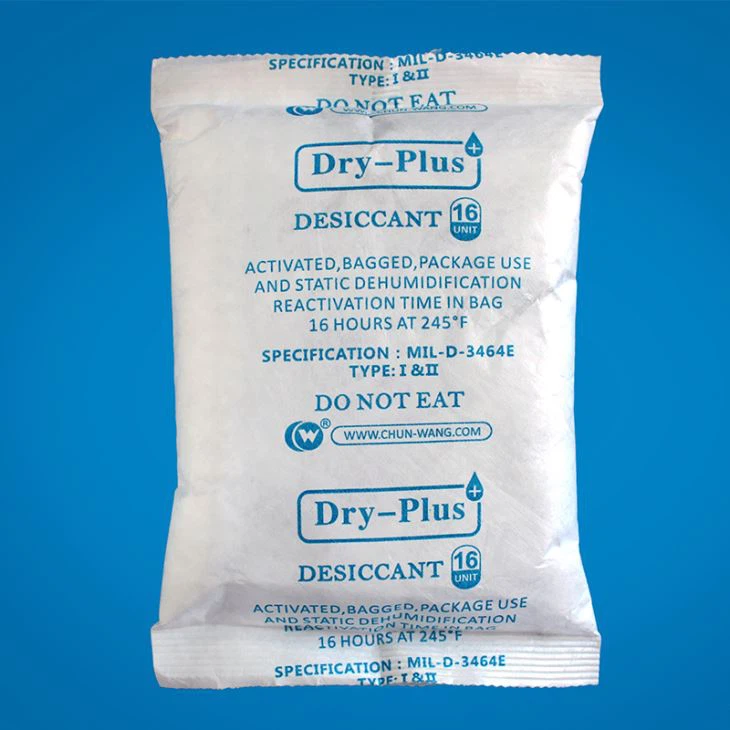 Clay Desiccant Bags MIL-D-3464E Standard